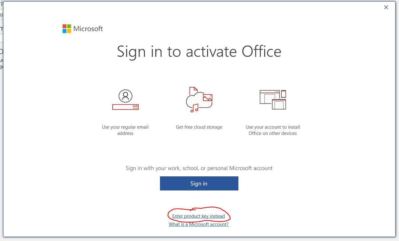setup office 2019